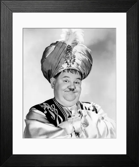 Framed Print : A-HAUNTING WE WILL GO, Oliver Hardy, 1942. TM & copyright 20th Century Fox Films Corp. All rights reserved / courtesy Everett Collection