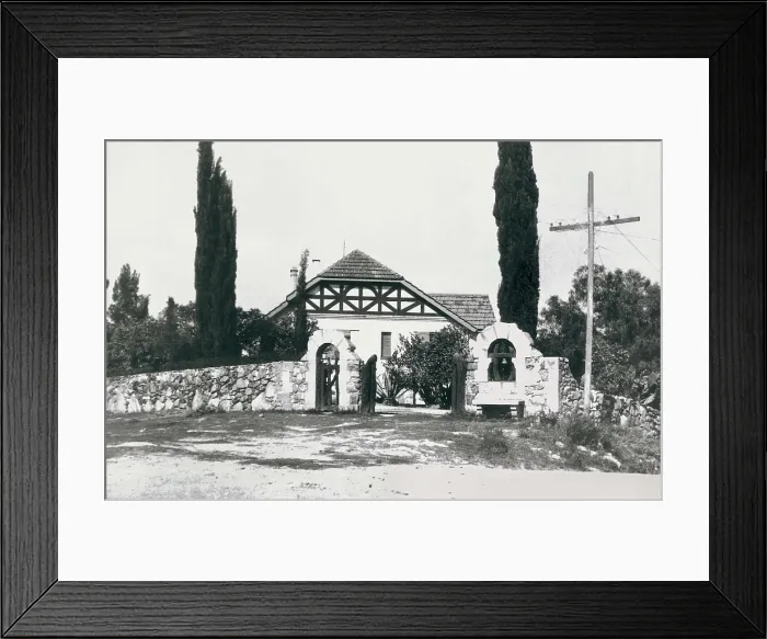 Framed Print : FALLA, Manuel de (1876-1946). Los Espinillos Chalet (Alta Gracia, Argentina), where Falla died. SPAIN. Granada. Manuel de Falla Archive. AISA / Everett Collection**US SALES ONLY**