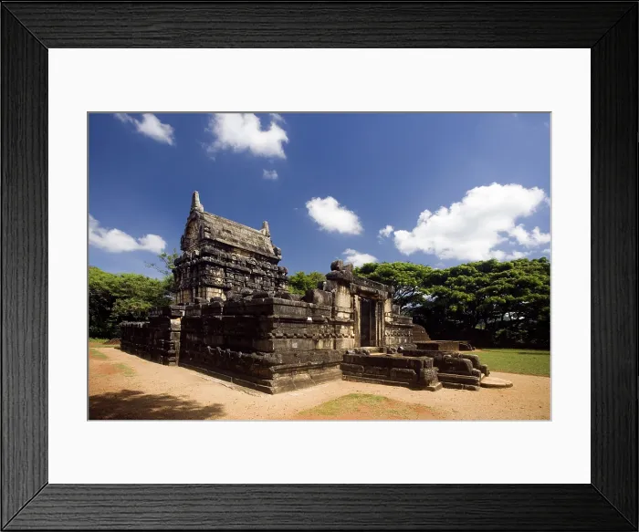 Framed Print : SRI LANKA. Nalanda. Temple that mixes Hindu and Buddhist architecture. AISA / Everett Collection**US SALES ONLY**