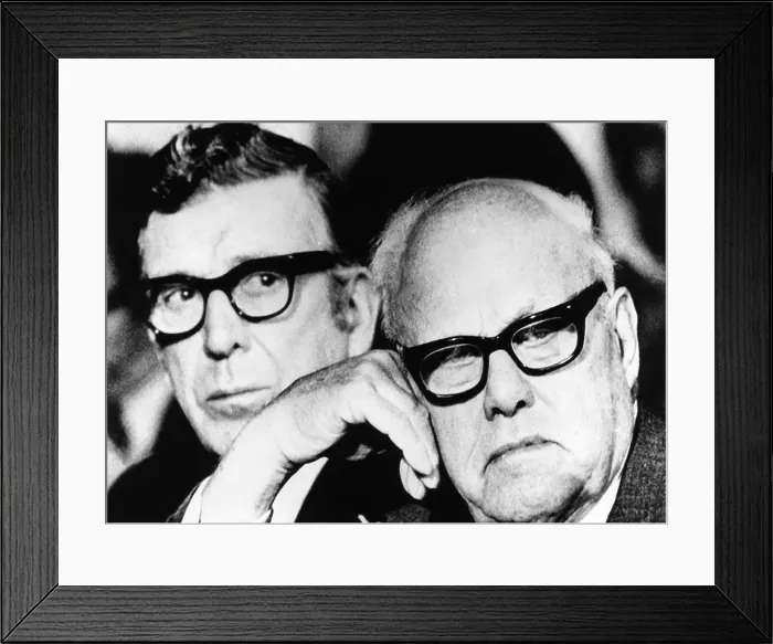 Framed Print : The only security against inflation for most Americans, is their jobs, said George Meany. Sept. 30, 1974 Framed Print : The only security against inflation for most Americans, is their jobs, said George Meany. Sept. 30, 1974