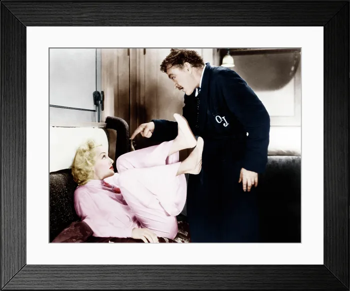 Framed Print : TWENTIETH CENTURY, from left: Carole Lombard, John Barrymore, 1934 Framed Print : TWENTIETH CENTURY, from left: Carole Lombard, John Barrymore, 1934