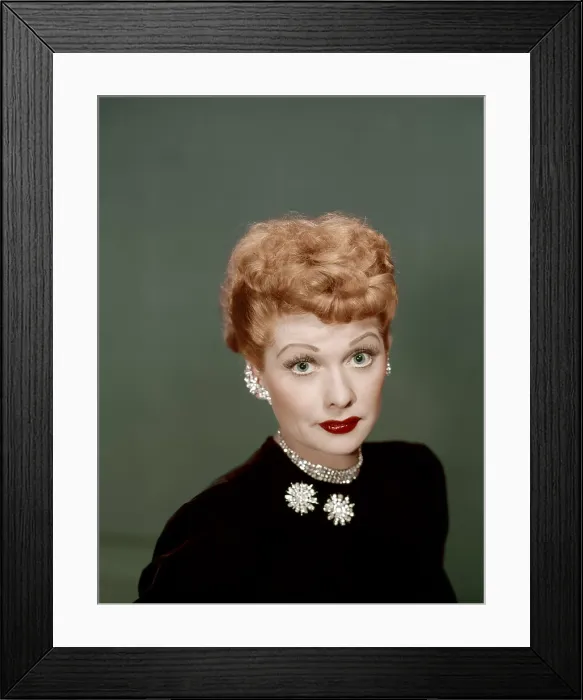 Framed Print : Lucille Ball, ca. 1950s Framed Print : Lucille Ball, ca. 1950s