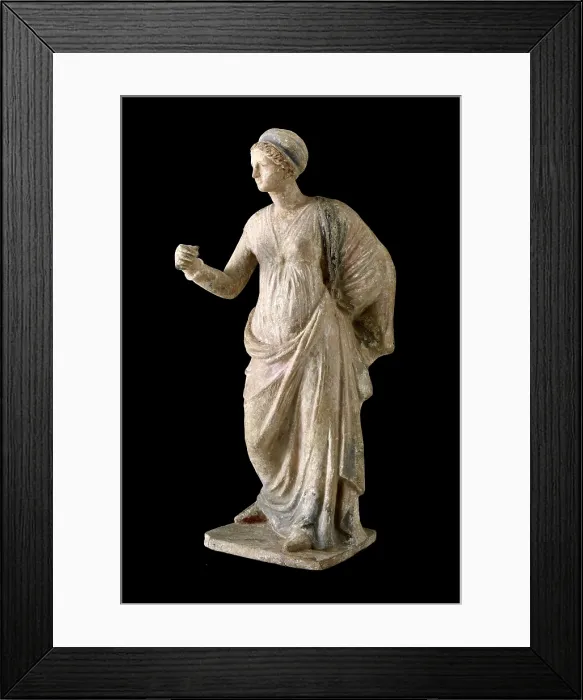Framed Print : Female Figure. 3rd-2nd c. BC. Hellenistic art. Terra-cotta. SPAIN. Madrid. National Museum of Archaeology. Proc: GREECE. BOEOTIA. AISA / Everett Collection**US SALES ONLY** Framed Print : Female Figure. 3rd-2nd c. BC. Hellenistic art. Terra-cotta. SPAIN. Madrid. National Museum of Archaeology. Proc: GREECE. BOEOTIA. AISA / Everett Collection**US SALES ONLY**
