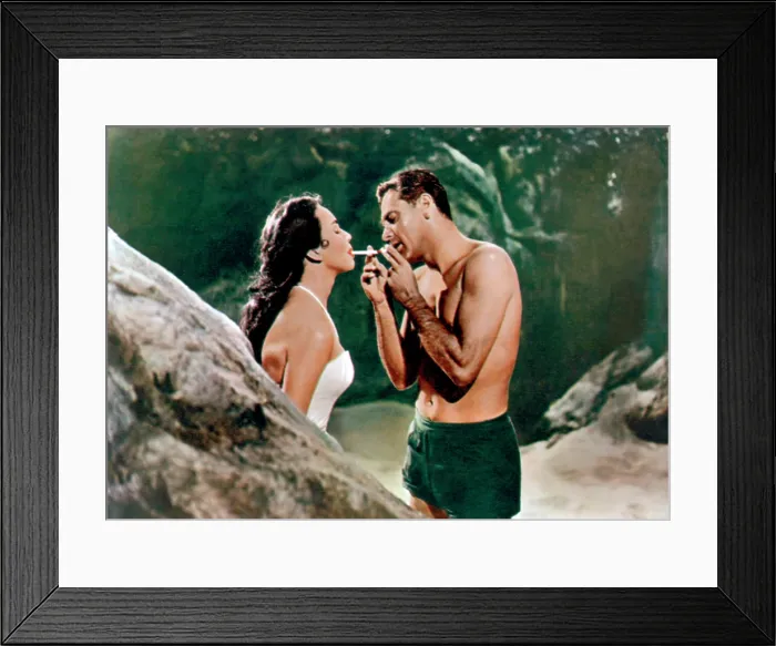 Framed Print : LOVE IS A MANY-SPLENDORED THING, Jennifer Jones, William Holden, 1955, TM & Copyright (c) 20th Century Fox Film Corp. / courtesy Everett Collection