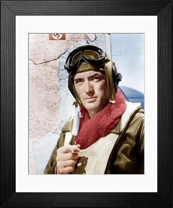 Framed Print : TWELVE O'CLOCK HIGH, Gregory Peck, 1949. 20th Century Fox Film Corporation, TM & Copyright / courtesy Everett Collection