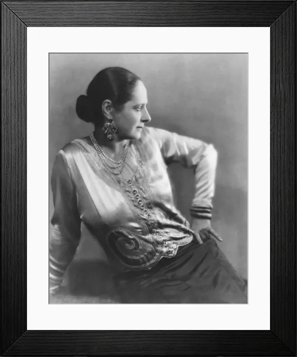 Framed Print : Helena Rubenstein in 1930, the year her book, The Art of Feminine Beauty was published. Photo by Maurice Goldberg. (CSU_2015_11_1271)