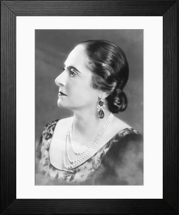 Framed Print : Helena Rubenstein internationally famous cosmetics mogul ca. 1930s