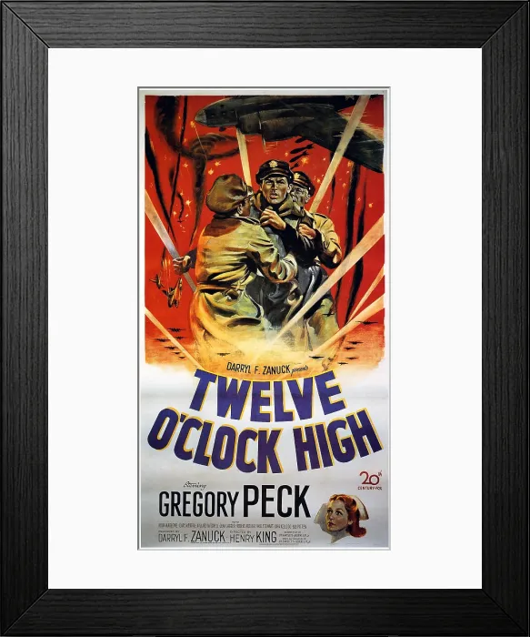 Framed Print : TWELVE O'CLOCK HIGH, Gregory Peck, 1949, (c) 20th Century Fox, TM & Copyright  /  Courtesy: Everett Collection