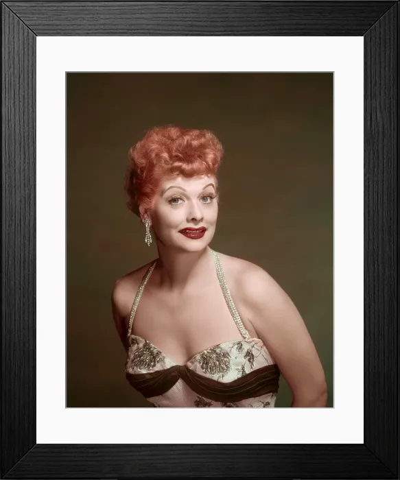 Framed Print : Lucille Ball, ca. 1950s Framed Print : Lucille Ball, ca. 1950s