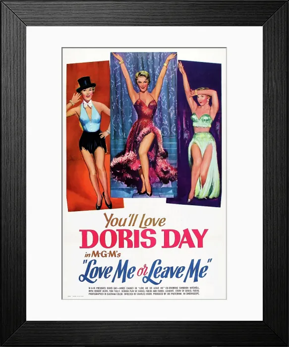 Framed Print : LOVE ME OR LEAVE ME, US poster, Doris Day, 1955