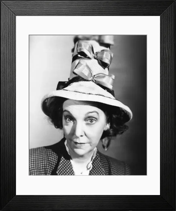 Framed Print : BREAKFAST IN HOLLYWOOD, Zasu Pitts, 1946