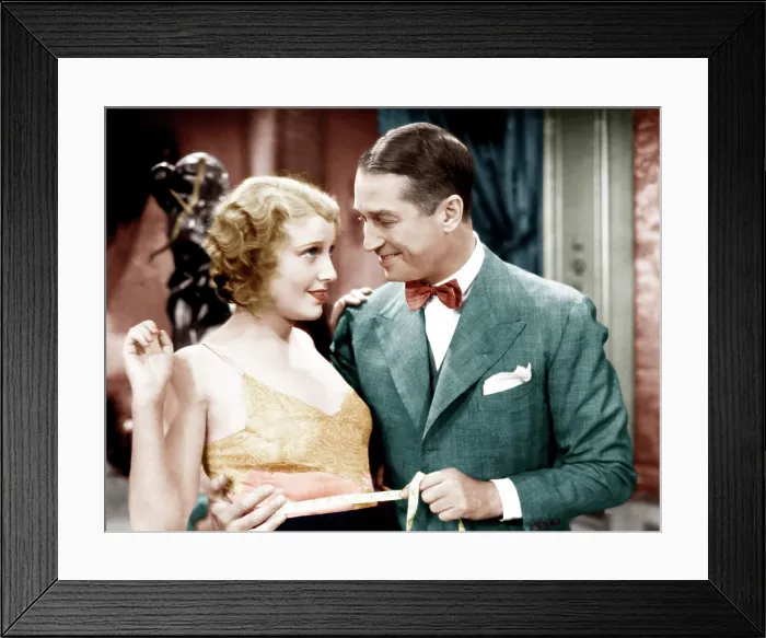 Framed Print : LOVE ME TONIGHT, from left: Jeanette MacDonald, Maurice Chevalier, 1932 Framed Print : LOVE ME TONIGHT, from left: Jeanette MacDonald, Maurice Chevalier, 1932