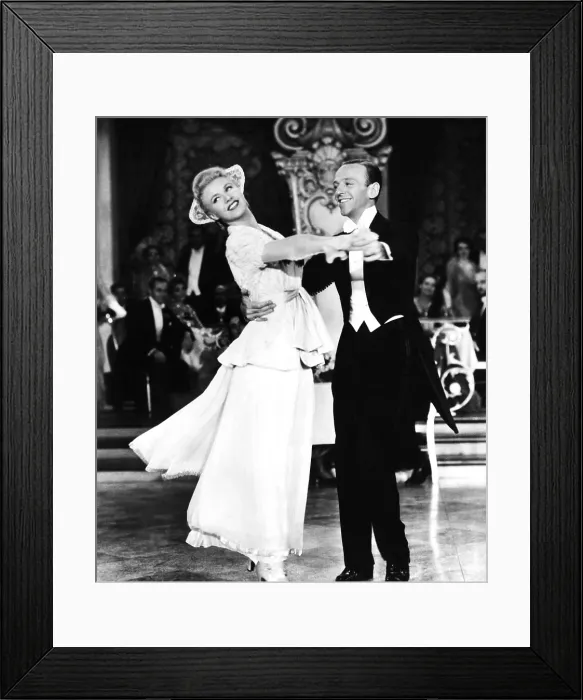 Framed Print : THE STORY OF VERNON AND IRENE CASTLE, from left, Ginger Rogers, Fred Astaire, 1939