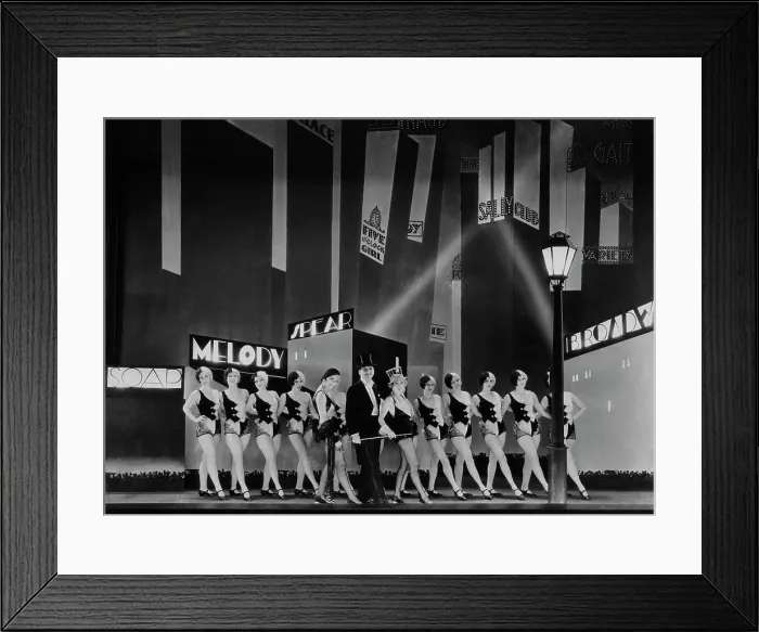 Framed Print : BROADWAY MELODY, Anita Page, Charles King, Bessie Love, 1929, musical performance