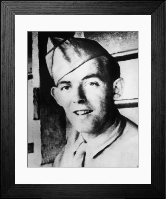 Framed Print : George William Jorgensen, American G.I.in his Army uniform. He was drafted in the last days of World War II Framed Print : George William Jorgensen, American G.I.in his Army uniform. He was drafted in the last days of World War II