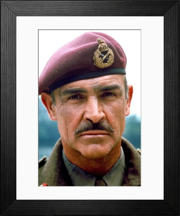 Framed Print : A BRIDGE TOO FAR, Sean Connery, 1977 Framed Print : A BRIDGE TOO FAR, Sean Connery, 1977