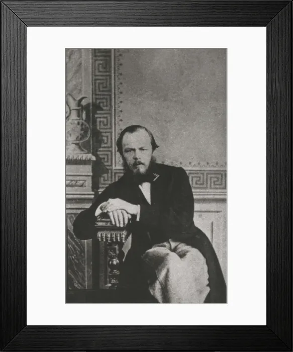 Framed Print : DOSTOYEVSKY, Fyodor Mikhaylovich (1821-1881). Portrait of Dostoyevsky of 1860. AISA / Everett Collection**US SALES ONLY**