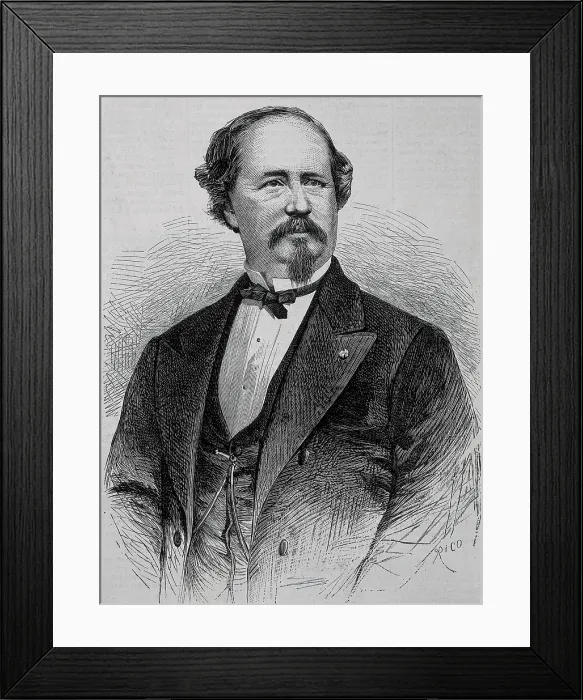 Framed Print : ARRIETA, Emilio (1823-1894). Etching. AISA / Everett Collection**US SALES ONLY** Framed Print : ARRIETA, Emilio (1823-1894). Etching. AISA / Everett Collection**US SALES ONLY**