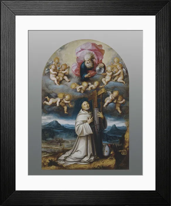 Framed Print : MONCALVO, Guglielmo Caccia, called Il (1565-1625). Saint Bernard de Clairavaux. end 16th c. Mannerism art. Oil on canvas. ITALY. Turin. Galleria Sabauda (Sabauda Gallery) Framed Print : MONCALVO, Guglielmo Caccia, called Il (1565-1625). Saint Bernard de Clairavaux. end 16th c. Mannerism art. Oil on canvas. ITALY. Turin. Galleria Sabauda (Sabauda Gallery)
