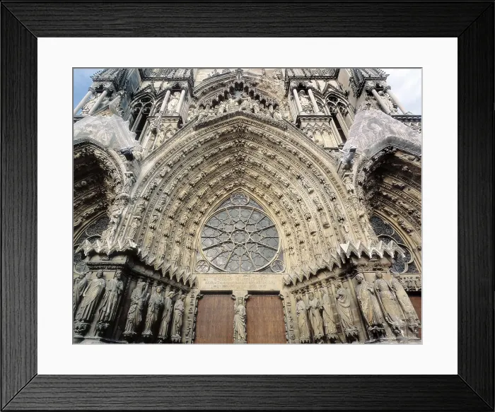 Framed Print : Cathedral of Notre-Dame of Reims. 1211-1311. FRANCE. Reims. Cathedral of Notre-Dame. Western faade. Gothic art. Architecture. AISA / Everett Collection**US SALES ONLY** Framed Print : Cathedral of Notre-Dame of Reims. 1211-1311. FRANCE. Reims. Cathedral of Notre-Dame. Western faade. Gothic art. Architecture. AISA / Everett Collection**US SALES ONLY**