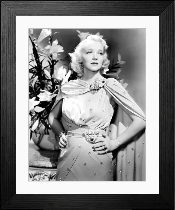 Framed Print : BORN TO DANCE, Virginia Bruce, in a gown by Adrian, 1936