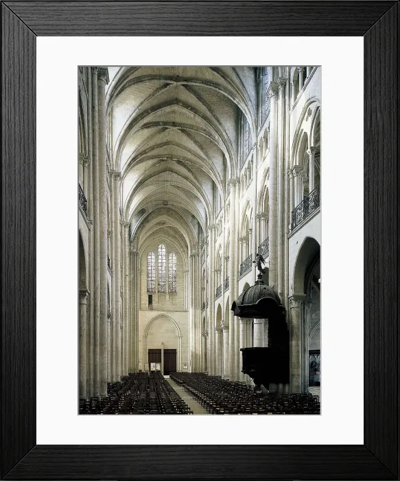 Framed Print : Notre-Dame Cathedral of Noyon. 1145-1235. FRANCE. Noyon. Notre Dame cathedral. Central nave. Gothic art. Architecture. AISA / Everett Collection**US SALES ONLY** Framed Print : Notre-Dame Cathedral of Noyon. 1145-1235. FRANCE. Noyon. Notre Dame cathedral. Central nave. Gothic art. Architecture. AISA / Everett Collection**US SALES ONLY**