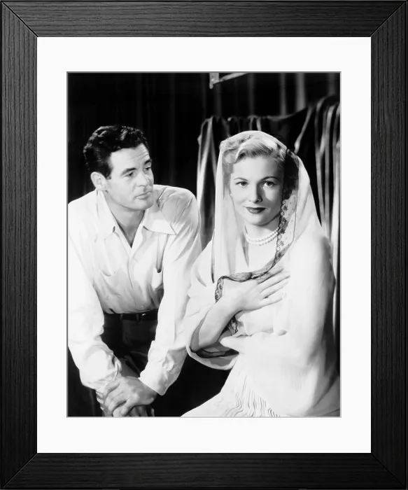 Framed Print : BORN TO BE BAD, from left, Robert Ryan, Joan Fontaine, 1950 Framed Print : BORN TO BE BAD, from left, Robert Ryan, Joan Fontaine, 1950