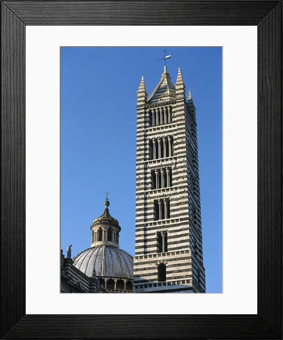 Framed Print : Duomo di Siena. 1150-1380. ITALY. Siena. Cathedral. Campanile. Gothic art. Architecture. AISA / Everett Collection**US SALES ONLY** Framed Print : Duomo di Siena. 1150-1380. ITALY. Siena. Cathedral. Campanile. Gothic art. Architecture. AISA / Everett Collection**US SALES ONLY**