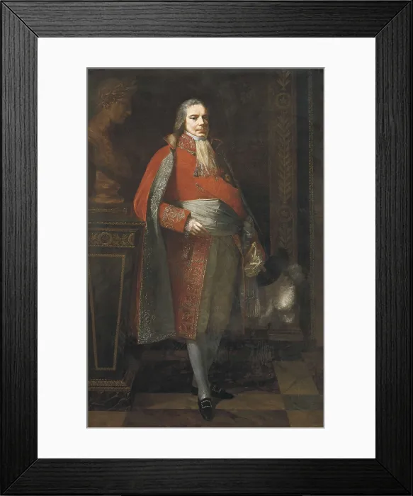 Framed Print : PRUD'HON, Pierre Paul (1758-1823). Portrait of Charles Maurice de Talleyrand-Perigord. 1807. Oil on canvas. FRANCE. Paris. Muse Carnavalet (Carnavalet Museum)