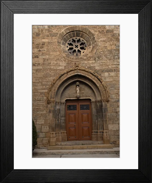 Framed Print : SPAIN. Isona. Conca de Tremp. Conca Dell. Faade of the Church of Virgin of the Assumption. Architecture. AISA / Everett Collection**US SALES ONLY** Framed Print : SPAIN. Isona. Conca de Tremp. Conca Dell. Faade of the Church of Virgin of the Assumption. Architecture. AISA / Everett Collection**US SALES ONLY**