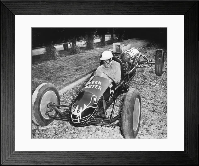 Framed Print : Walter Arfons Green Monster #5 a homemade hot rod, with a 1000 horsepower Ranger aircraft engine Framed Print : Walter Arfons Green Monster #5 a homemade hot rod, with a 1000 horsepower Ranger aircraft engine