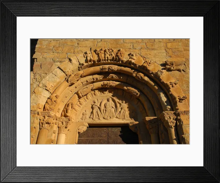 Framed Print : SPAIN. Isona. Church of Santa Maria of Covet. Church of Santa Mara de Covet. Faade. Romanesque art. Architecture. AISA / Everett Collection**US SALES ONLY**