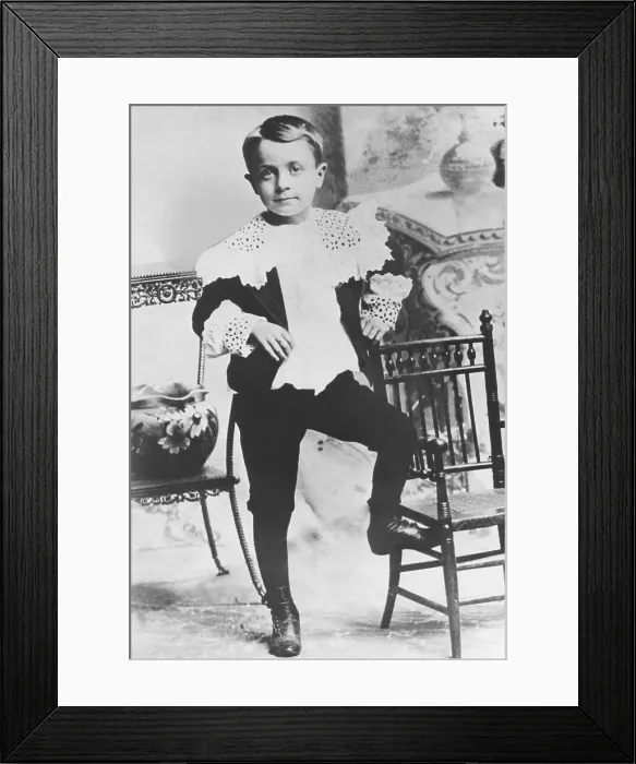 Framed Print : Future Radio Priest, Charles E. Coughlin as a boy. He was born in Ontario, Canada, to Irish Catholic parents in 1891 Framed Print : Future Radio Priest, Charles E. Coughlin as a boy. He was born in Ontario, Canada, to Irish Catholic parents in 1891