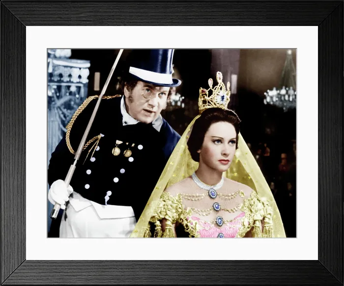 Framed Print : LOLA MONTES, from left: Peter Ustinov, Martine Carol, 1955