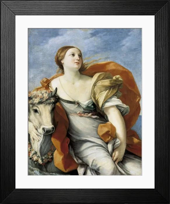 Framed Print : RENI, Guido (1575-1642). The Rape of Europe. 1623. Baroque art. Oil on canvas. RUSSIA. Saint Petersburg. State Hermitage Museum. AISA / Everett Collection**US SALES ONLY** Framed Print : RENI, Guido (1575-1642). The Rape of Europe. 1623. Baroque art. Oil on canvas. RUSSIA. Saint Petersburg. State Hermitage Museum. AISA / Everett Collection**US SALES ONLY**