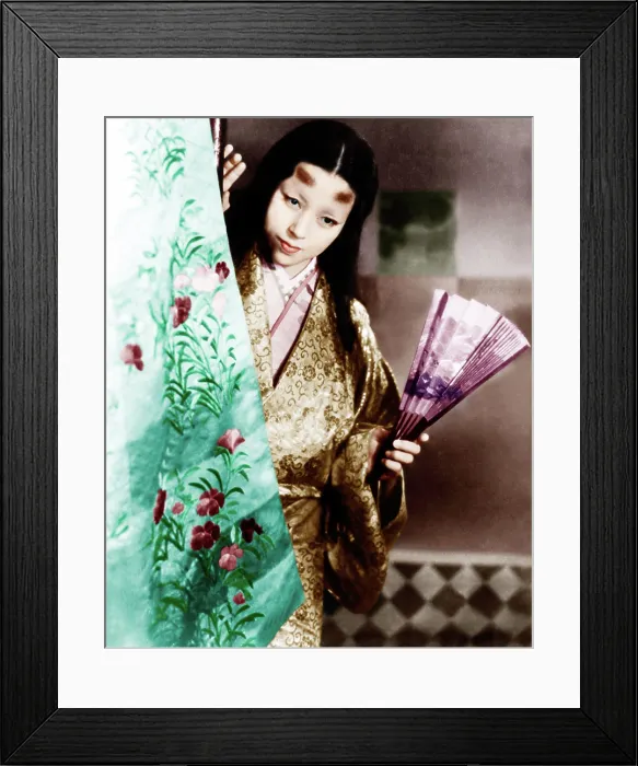 Framed Print : UGETSU, (aka UGETSU MONOGATARI, aka TALES OF THE PALE AND SILVERY MOON AFTER THE RAIN, aka TALES OF A PALE AND MYSTERIOUS MOON AFTER THE RAIN), Machiko Kyo, 1953