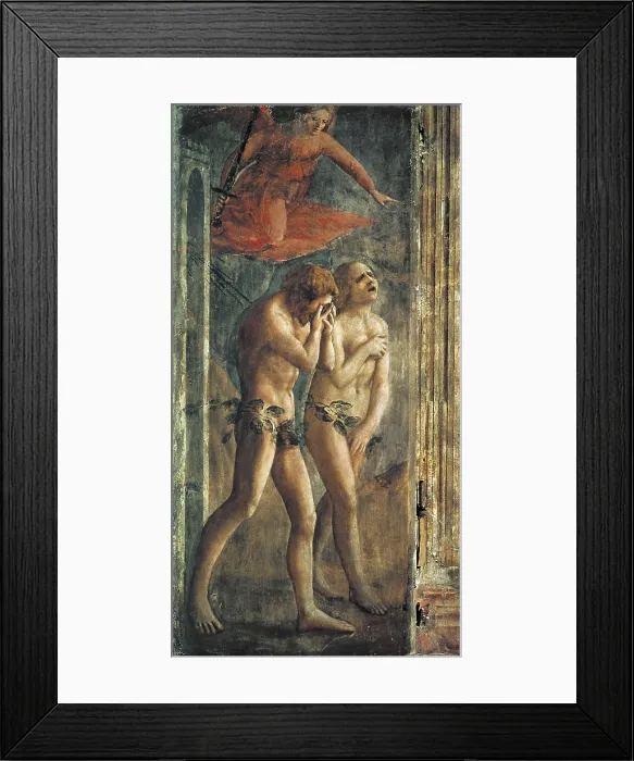Framed Print : MASOLINO DA PANICALE, Tommaso di Cristoforo Fini, called (1383-1447); MASACCIO, Tomaso di Ser Giovanni di Mone Casai, called (1401-1428). Brancacci Chapel. 1426-1482. ITALY Framed Print : MASOLINO DA PANICALE, Tommaso di Cristoforo Fini, called (1383-1447); MASACCIO, Tomaso di Ser Giovanni di Mone Casai, called (1401-1428). Brancacci Chapel. 1426-1482. ITALY