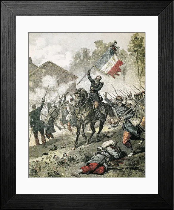 Framed Print : Italian unification. Battle of Solferino (24th June 1859). The French and Piedmontese armies defeat the Austrian army. Engraving. ITALY. Brescia. Risorgimento Museum Framed Print : Italian unification. Battle of Solferino (24th June 1859). The French and Piedmontese armies defeat the Austrian army. Engraving. ITALY. Brescia. Risorgimento Museum
