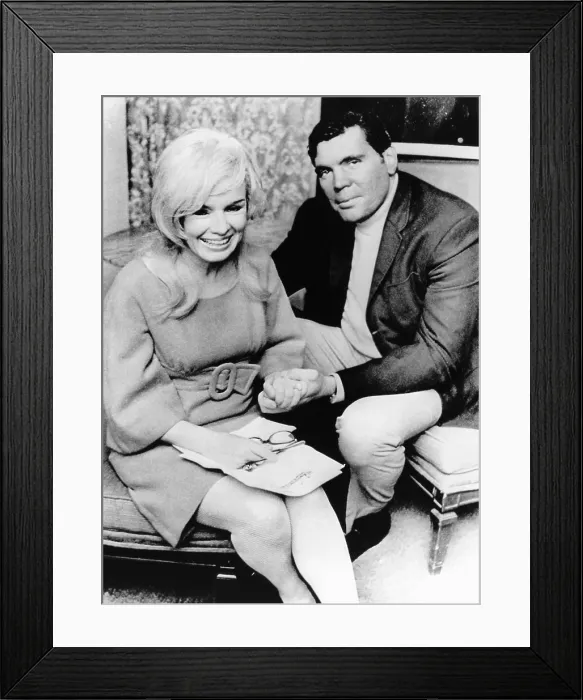 Framed Print : Candace Mossler and her nephew, Melvin Lane Powers, Dec. 2, 1967, after their acquittal for the murder of her husband. (CSU_2015_8_493)
