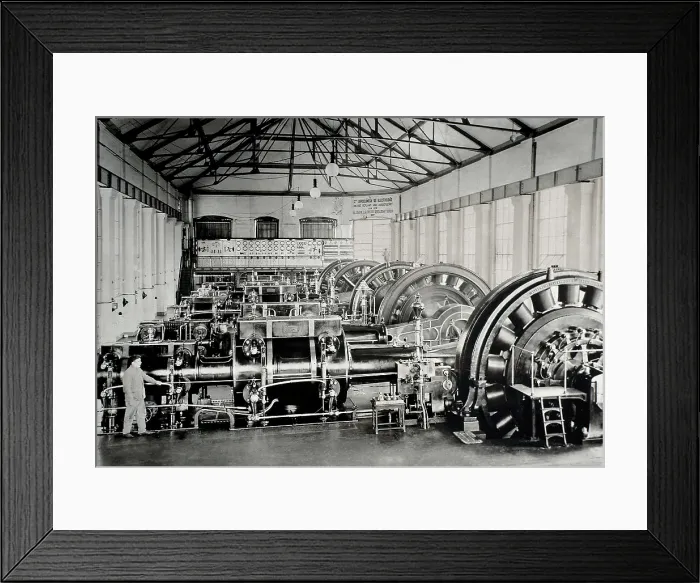 Framed Print : Spain (1897). Barcelona Electricity Company. SPAIN. Barcelona. Sants-Montjuic District Municipal Archive. AISA / Everett Collection**US SALES ONLY** Framed Print : Spain (1897). Barcelona Electricity Company. SPAIN. Barcelona. Sants-Montjuic District Municipal Archive. AISA / Everett Collection**US SALES ONLY**