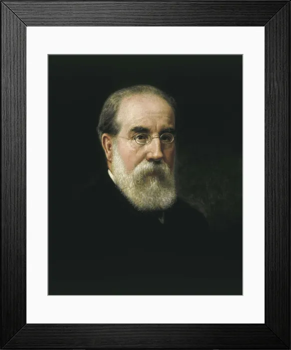 Framed Print : PI I MARGALL, Francisco (1824-1901). Portrait by Jos Snchez Pescador. Oil on canvas. SPAIN. Madrid. Madrid Atheneum. AISA / Everett Collection**US SALES ONLY**