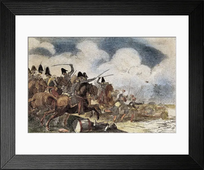 Framed Print : Spain. First Carlist War. Zurbano's military action. Engraving. SPAIN. Donostia. San Telmo Municipal Museum. AISA / Everett Collection**US SALES ONLY**