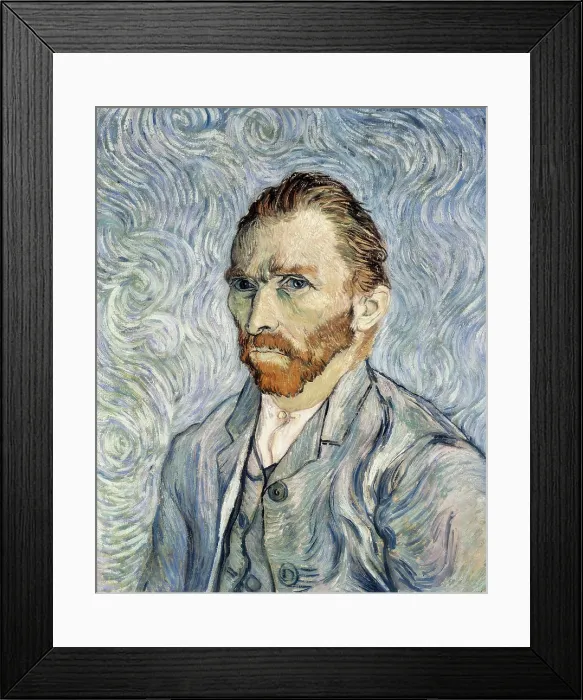 Framed Print : GOGH, Vincent van (1853-1890). Self Portrait. 1889. Post-Impressionism. Oil on canvas. FRANCE. Paris. Muse d'Orsay (Orsay Museum). AISA / Everett Collection**US SALES ONLY** Framed Print : GOGH, Vincent van (1853-1890). Self Portrait. 1889. Post-Impressionism. Oil on canvas. FRANCE. Paris. Muse d'Orsay (Orsay Museum). AISA / Everett Collection**US SALES ONLY**
