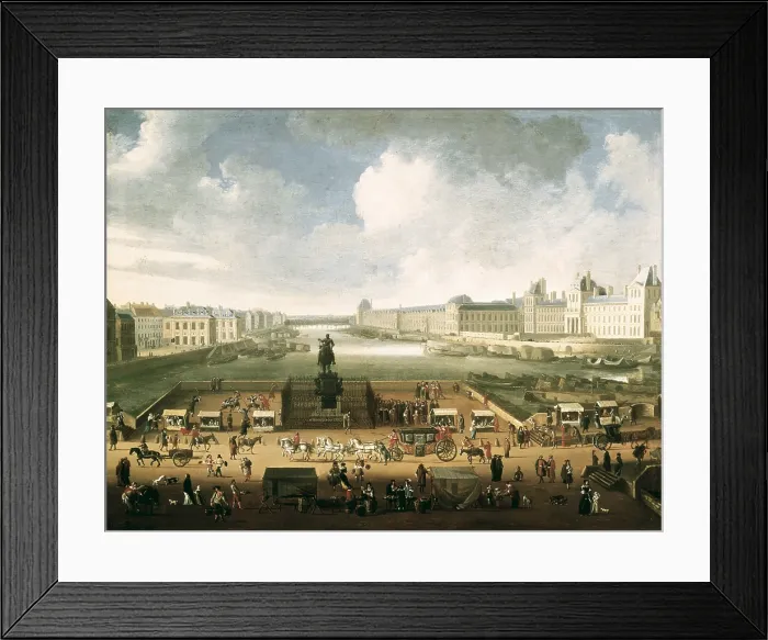 Framed Print : The Louvre and the Seine from Pont Neuf. 1665. Oil on canvas. FRANCE. Paris. Muse Carnavalet (Carnavalet Museum). AISA / Everett Collection**US SALES ONLY** Framed Print : The Louvre and the Seine from Pont Neuf. 1665. Oil on canvas. FRANCE. Paris. Muse Carnavalet (Carnavalet Museum). AISA / Everett Collection**US SALES ONLY**