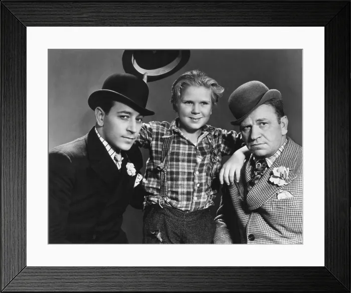 Framed Print : THE BOWERY, from left: George Raft, Jackie Cooper, Wallace Beery, 1933, TM & Copyright 20th Century Fox Film Corp. / courtesy Everett Collection Framed Print : THE BOWERY, from left: George Raft, Jackie Cooper, Wallace Beery, 1933, TM & Copyright 20th Century Fox Film Corp. / courtesy Everett Collection
