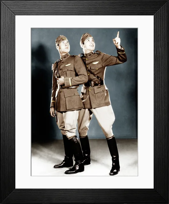 Framed Print : WINGS, from left: Richard Arlen, Charles Buddy Rogers, 1927