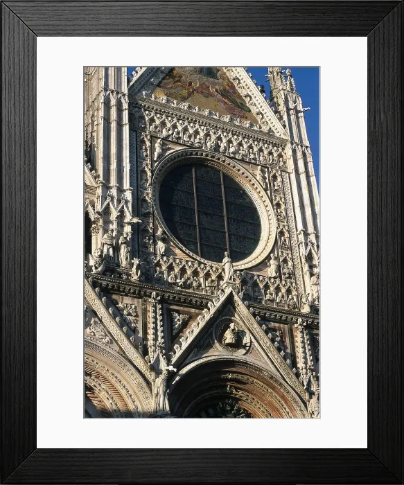 Framed Print : Duomo di Siena. 1150-1380. ITALY. Siena. Cathedral. Main faade, by Giovanni Pisano. Gothic art. AISA / Everett Collection**US SALES ONLY** Framed Print : Duomo di Siena. 1150-1380. ITALY. Siena. Cathedral. Main faade, by Giovanni Pisano. Gothic art. AISA / Everett Collection**US SALES ONLY**