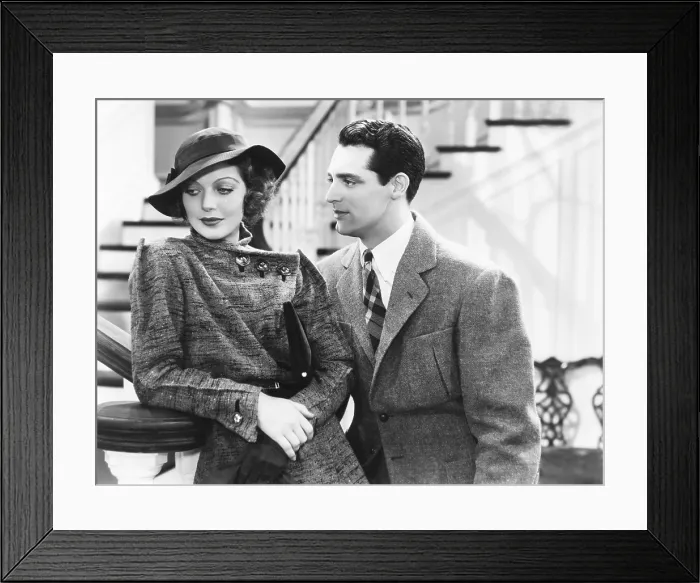 Framed Print : BORN TO BE BAD, from left: Loretta Young, Cary Grant, 1934, TM & Copyright 20th Century Fox Film Corp. / courtesy Everett Collection