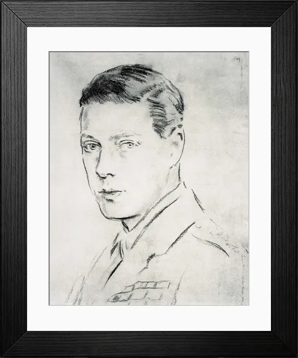 Framed Print : EVES, Reginald Grenville (1876-1941). Edward Windsor (Edward VIII). ca. 1920. Portrait. Bust. Drawing. UNITED KINGDOM. London. National Portrait Gallery Framed Print : EVES, Reginald Grenville (1876-1941). Edward Windsor (Edward VIII). ca. 1920. Portrait. Bust. Drawing. UNITED KINGDOM. London. National Portrait Gallery