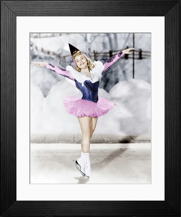 Framed Print : WINTERTIME, Sonja Henie, 1943. 20th Century-Fox Film Corporation, TM & Copyright / courtesy Everett Collection